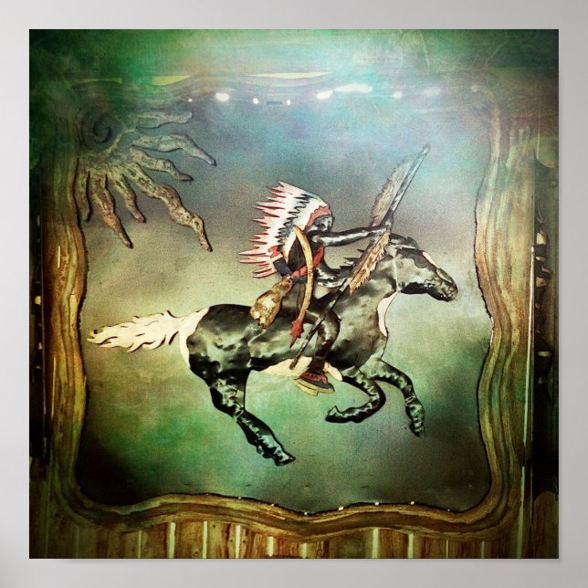 Chef för den sydvästra nationella stammen (Native  Poster (Framsidan)