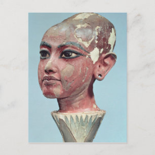 Chef för det framväxande barnet kung Tutankhamun Vykort