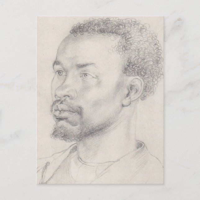 Chef för en afrikan av Durer Vykort (Framsida)