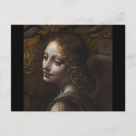 Chef för en ängel av Leonardo da Vinci Vykort
