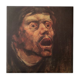 Chef för en Arg man (sorg och lidande) Kakelplatta