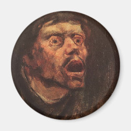 Chef för en Arg man (sorg och lidande) Magnet