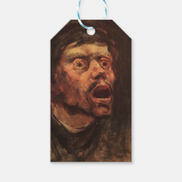 Chef för en Arg man (sorg och lidande) Presentetikett