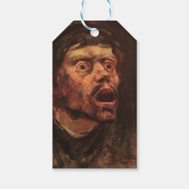 Chef för en Arg man (sorg och lidande) Presentetikett (Framsidan)