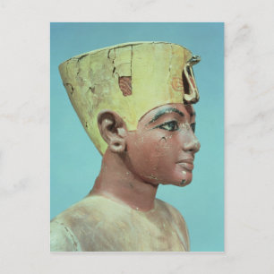 Chef för en "docka" i den unge Tutankhamun Vykort