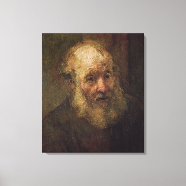 Chef för en gammal man, 1650 canvastryck (Framsida)