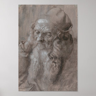 Chef för en gammal man av Albrecht Durer Poster