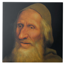 Chef för en gammal man (av Quentin Metsys) Kakelplatta