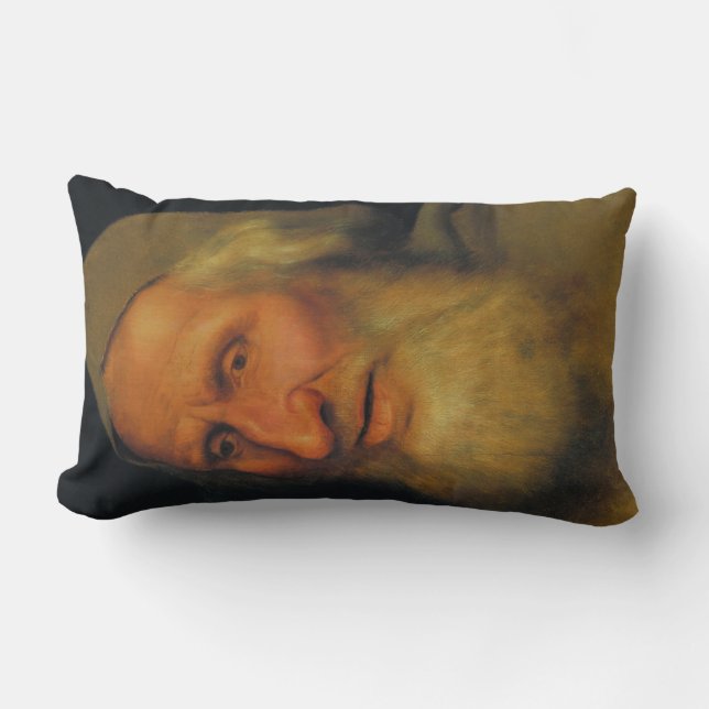 Chef för en gammal man (av Quentin Metsys) Lumbarkudde (Framsida)