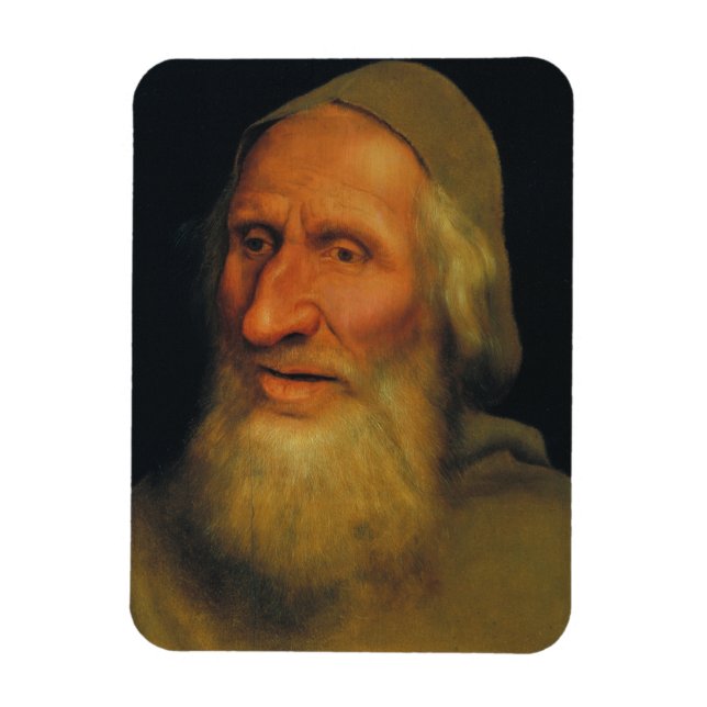 Chef för en gammal man (av Quentin Metsys) Magnet (Vertikal)