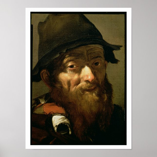 Chef för en gammal man, närmare uppgifter om Portr Poster (Framsidan)