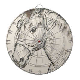 Chef för en häst (av Alfred Dehodencq) Darttavla