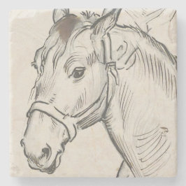 Chef för en häst (av Alfred Dehodencq) Stenunderlägg