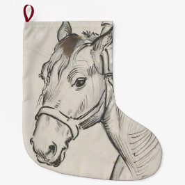 Chef för en häst (av Alfred Dehodencq) Stor Julstrumpa