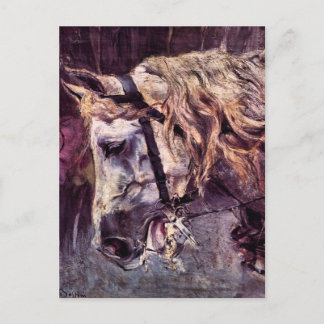 Chef för en häst av Giovanni Boldini, Vintage Art Vykort