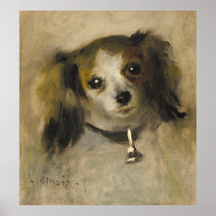 Chef för en Hund, 1870 (olja på arbetsyta) Poster
