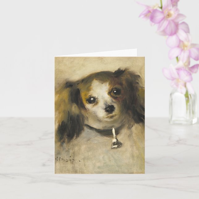 Chef för en hund, Auguste Renoir Art Kort (Orkide)