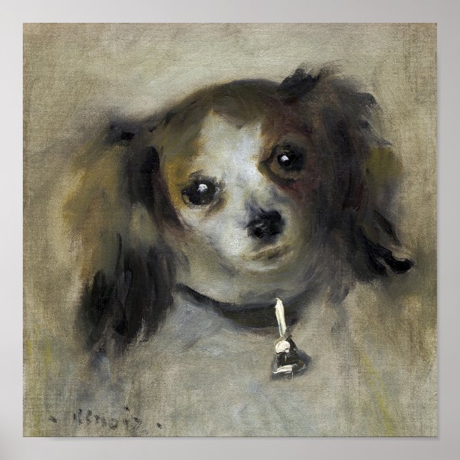 Chef för en Hund av Auguste Renoir Poster (Framsidan)