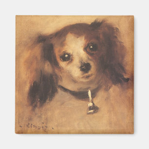 Chef för en Hund av Pierre Renoir, Vintage Fine Ar Magnet