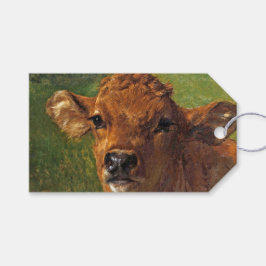 Chef för en kalv (av Rosa Bonheur) Presentetikett