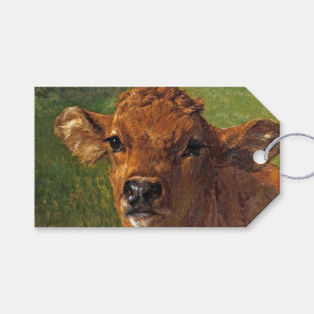 Chef för en kalv (av Rosa Bonheur) Presentetikett (Framsidan (Horisontell))