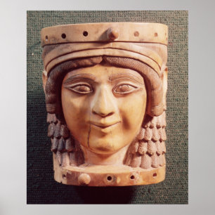 Chef för en kvinna som heter Dam i brunnen Poster