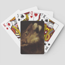 Chef för en Lejon (Vild Animal) Casinokort