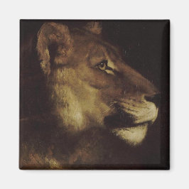 Chef för en Lejon (Vild Animal) Magnet