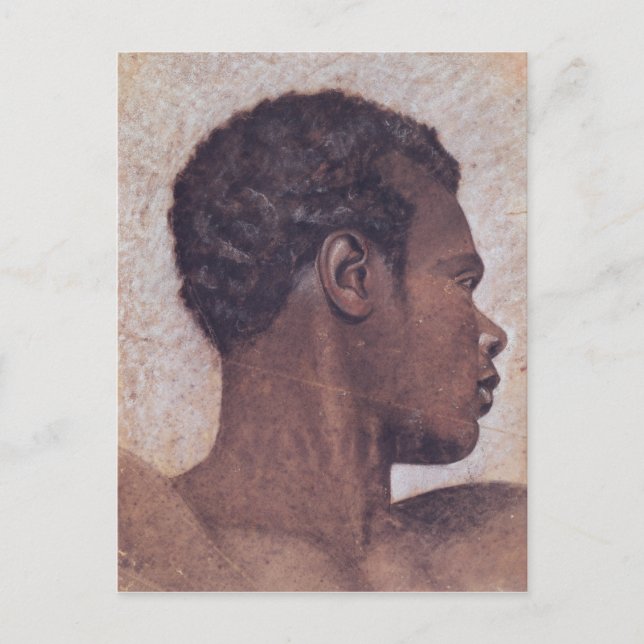 Chef för en neger vykort (Framsida)