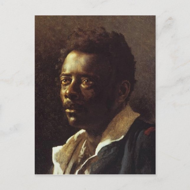Chef för en negro av Theo Gericault Vykort (Framsida)