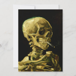 Chef för en Skeleton med brännande cigarett (1886)