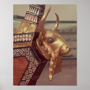 Chef för en tjur, dekoration från en hamn poster