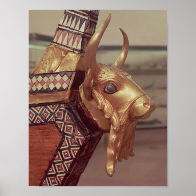 Chef för en tjur, dekoration från en hamn poster (Framsidan)