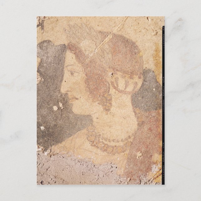 Chef för en ung kvinna, Velia Vykort (Framsida)