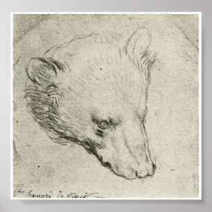 Chef för ett råd, Leonardo Da Vinci Poster