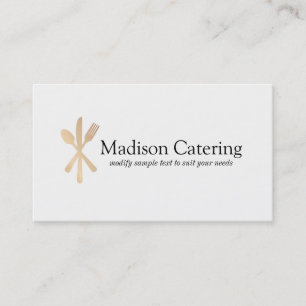 Chef för Event Caterer Catering Visitkort