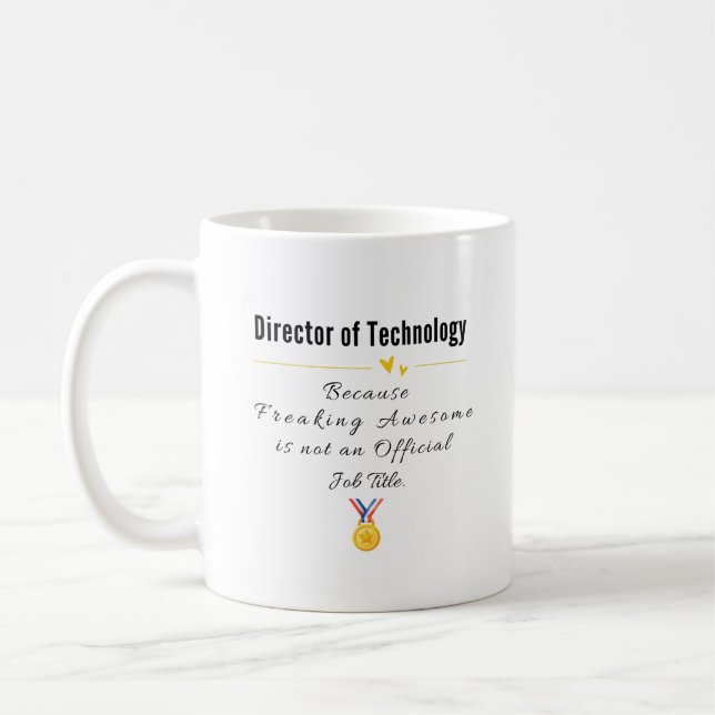 Chef för Fantastisk-tjänsten för teknikfrigörande Kaffemugg (Vänster)