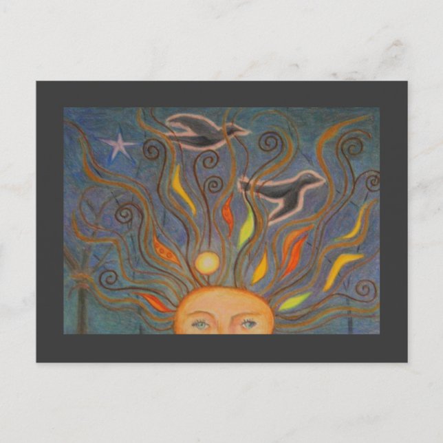 Chef för Fullt Fall Vykort (Framsida)