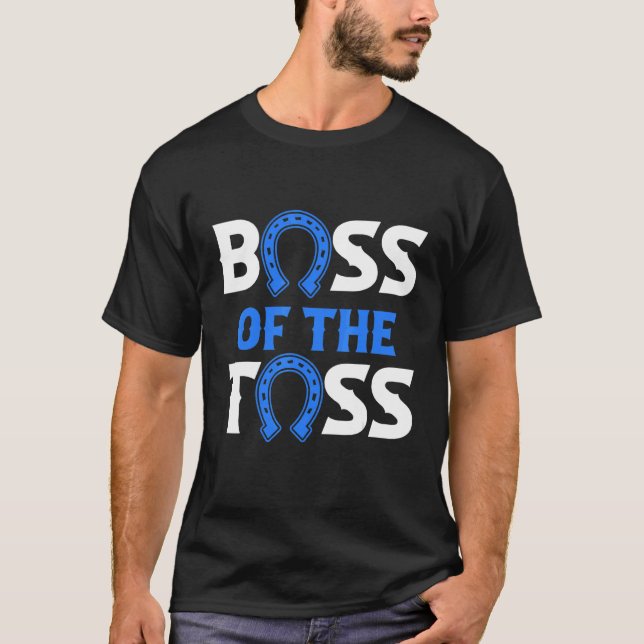 Chef för hästsko kast t shirt (Framsida)