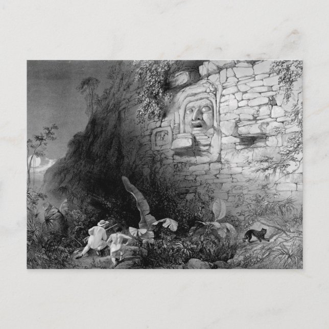Chef för Itzam Na, Izamal, Yucatan, Mexiko, 1844 Vykort (Framsida)