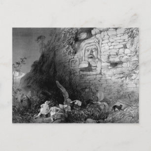 Chef för Itzam Na, Izamal, Yucatan, Mexiko, 1844 Vykort