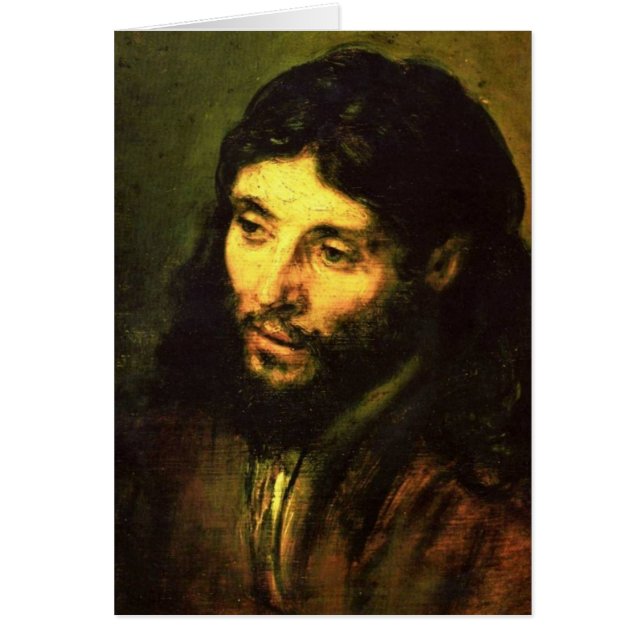 Chef för Jesus by Rembrandt Hälsningskort (Framsidan)
