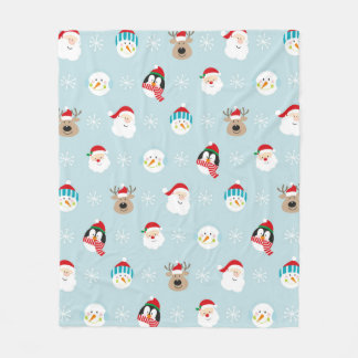 Chef för jultomten mönster, julklad gif fleecefilt