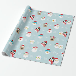 Chef för jultomten mönster, julklad gif presentpapper