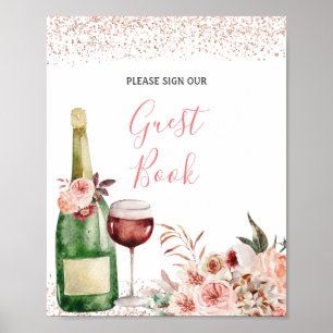 Chef för Kärlek Rosa Möhippa Guest Bok Poster