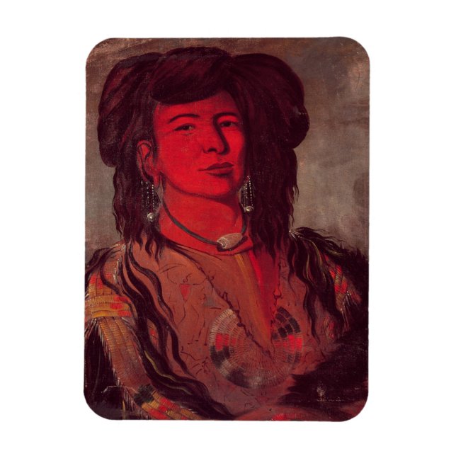 Chef för Kate One Horn (olja på canvas) Magnet (Vertikal)