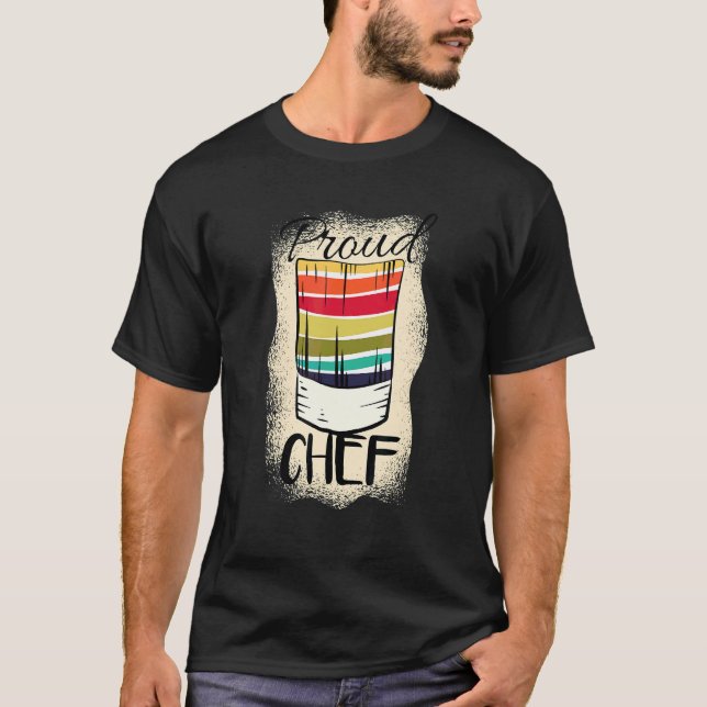 Chef för köket Kareer Restaurant Chef T Shirt (Framsida)