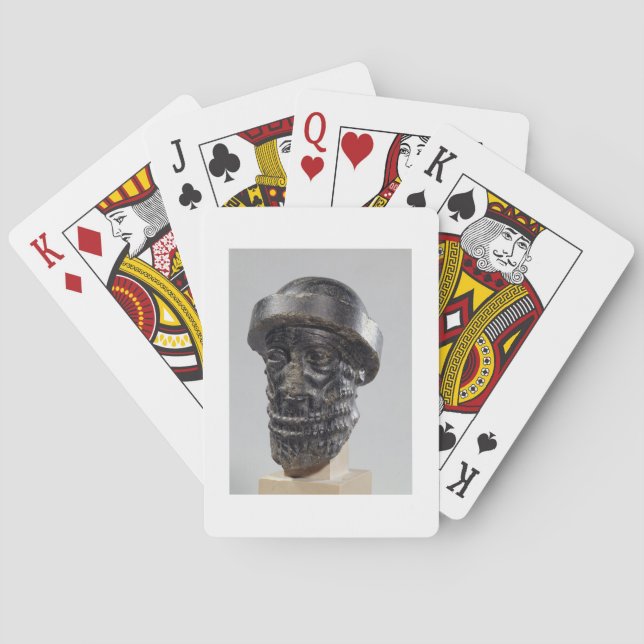 Chef för kung, eventuellt Hammurabi, kung i Babylo Spelkort (Baksidan)