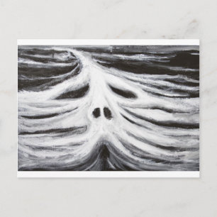 Chef för Leviathan (svartvit surrealism) Vykort