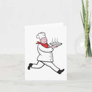 Chef för matsedelkort kort